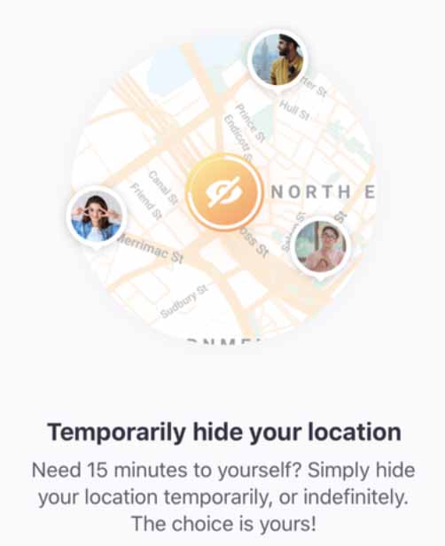 SnSpy individua l'utente target tramite Snapchat.